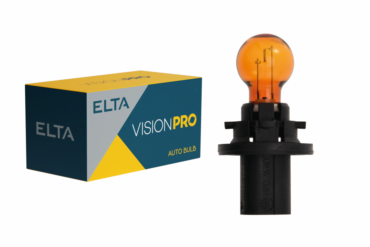Autožárovka 12V 16W HPC16WY oranžová, Elta