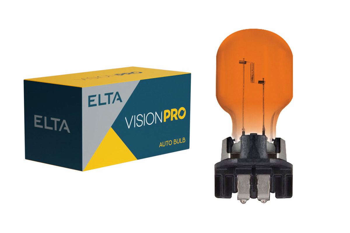 Autožárovka 12V 24W WP3,3x14,5/4 PWY24W oranžová, Elta