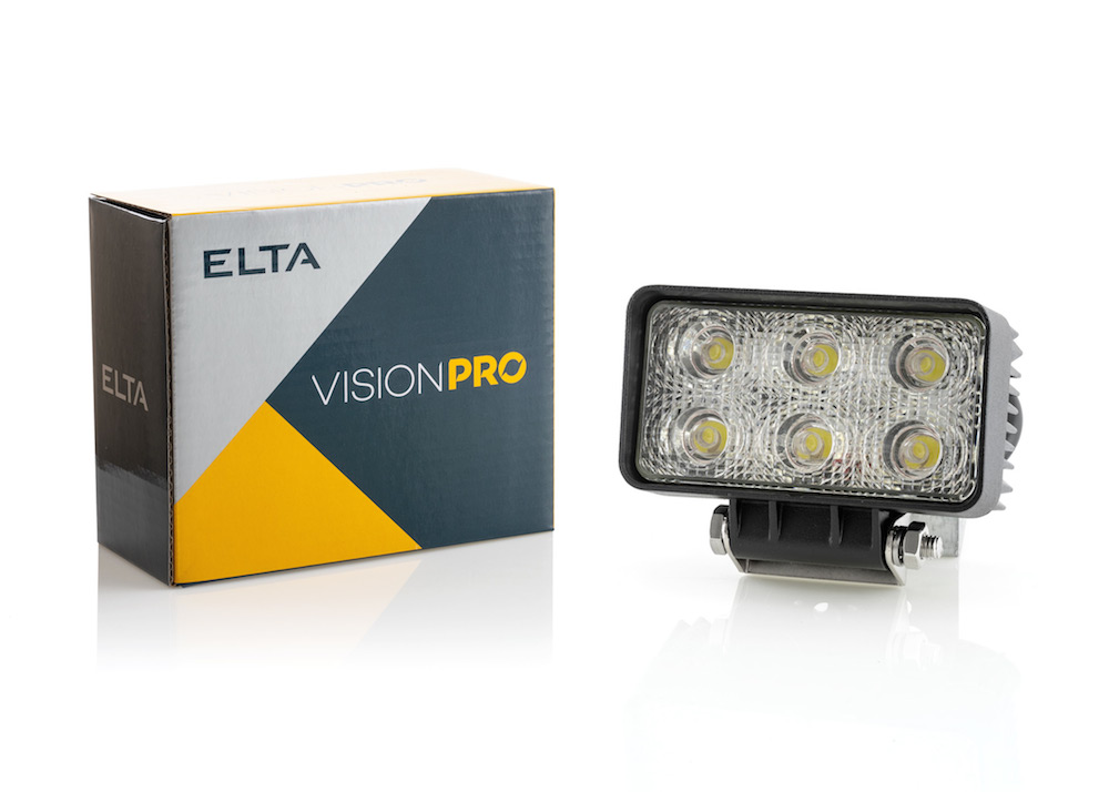 pracovní světlo 6x LED, pevné uchycení, Elta