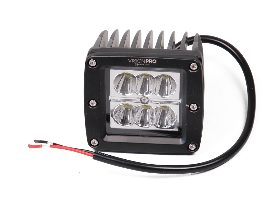 pracovní světlo 6x LED, 10-30V, pevné uchycení