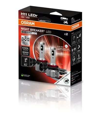 Autožárovky 12V H11 NightBreaker +330% LED SMART OSRAM 2ks