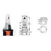 12V H15 55-15W PGJ23T, Osram