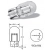 12V 21W celosklo T20 W3 x 16d, Elta