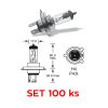12V H4 60-55W P43t, Elta - set 100 ks