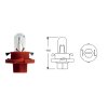 12V 1,2W BX8,4d, Elta