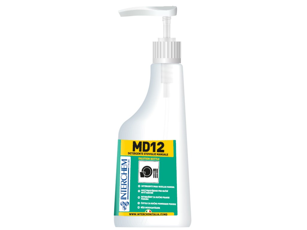 MD12 – Systémová láhev s pumpičkou, 600 ml - TORKSHOP