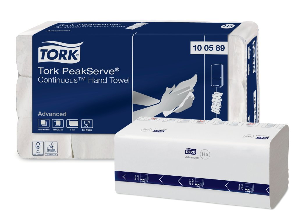 tork peakserve navazujici jemne papirove rucniky 12 x 270 ks 1 vrst 20 1 x 22 5 cm 8532