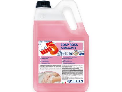 uni5 soap rosa tekute mydlo pro doplnovaci davkovace 5 kg 4 kan kt kvetinova vune 9696