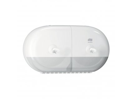 tork smart one mini duo zasobnik na toaletni papir bily 8684