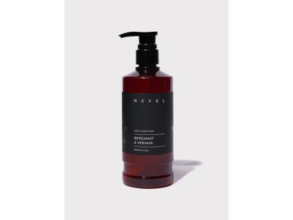 NEFÉL - Mýdlo na ruce a obličej - bergamot a verbena 480ml