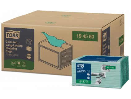 TORK 194550 – barevný program – netkaná textilie W8, zelená, 8 x 40 ks - Karton