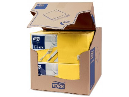 TORK 477841 – Ubrousek žlutá, 2 vr. – oběd, 10 x 200 ks - Karton