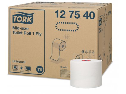 TORK 127540 – Mid–size toaletní papír T6, 1vr., 135m - Karton