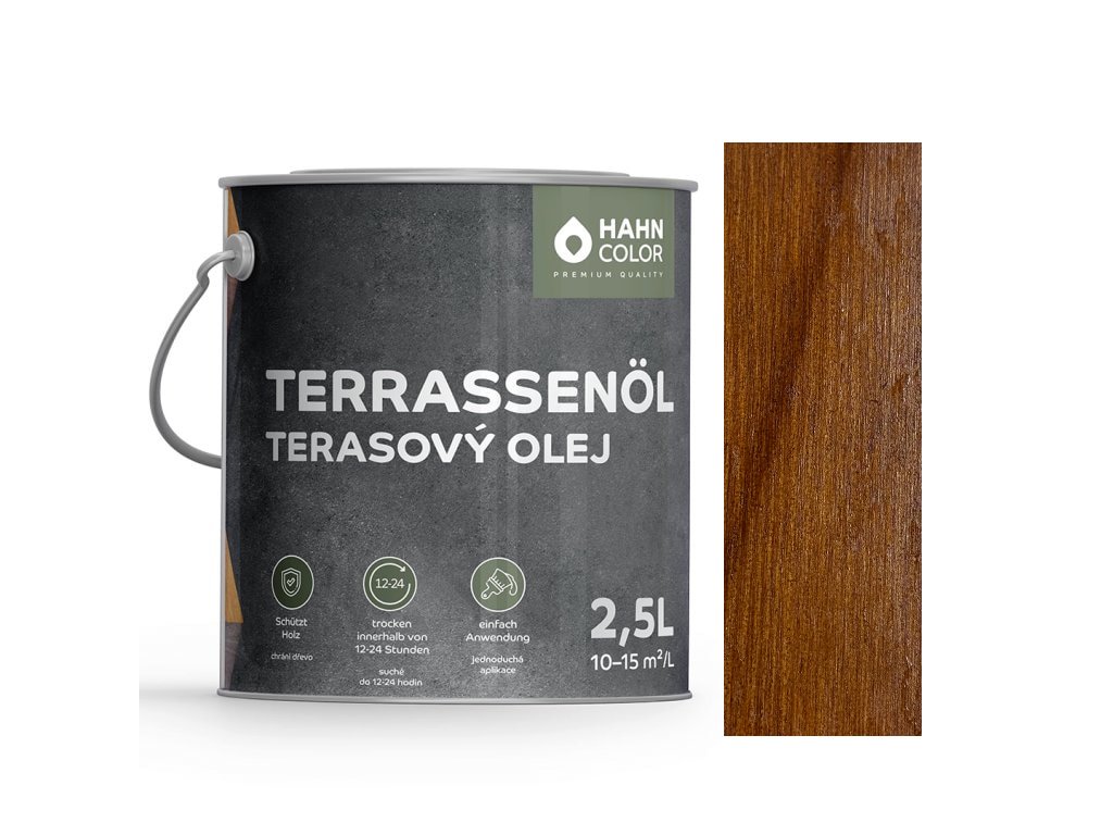 Hahn Color TERASOVÝ OLEJ TO-06 Kaštan - Kastanie (Velikost balení 2,5L)
