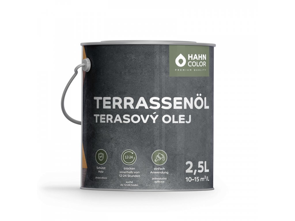 Hahn Color TERASOVÝ OLEJ TO-01 Bezbarvý - Farblos (Velikost balení 2,5L)
