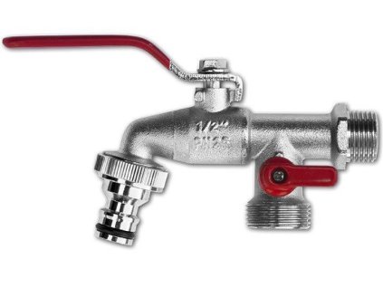 3575 1 zahradni vodovodni kohout bradas 1 2 2x 3 4 s rychlospojkou