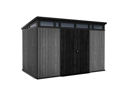 19237 pent signature vertical zahradni domek 11x7 sedy 342 x 226 x 216 cm