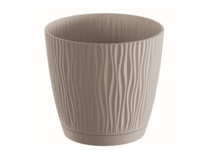 18385 kvetinac sandy s miskou 18 8 cm sedy kamen