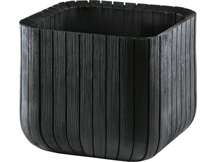 16610 keter kvetinac wood cube planter anthracit vel l