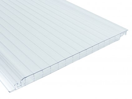 STABILIT CLICK 16 - PC deska na pergoly se zámkem čirá (Rozměry PC komůrkových desek (mm) 250 x 6000, Výrobce Koscon - Švýcarsko)