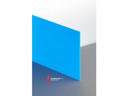 Plexisklo extrudované PLEXIGLAS XT modrá 5N370 síla 3mm, (Varianta Doplnit variantu)