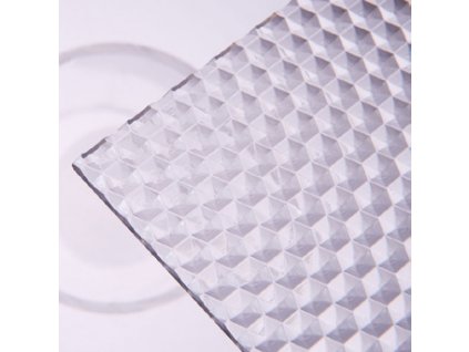 PLEXISKLO PLEXIGLAS 3mm STRUKTURA W MEDOVÉ PLÁSTVE čirá (Varianta Doplnit variantu)