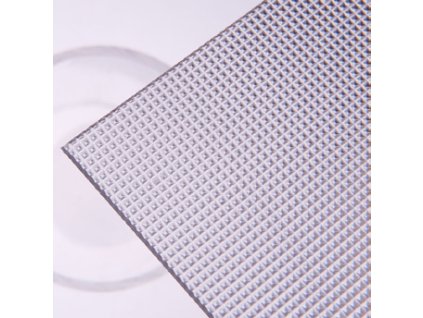 PLEXISKLO PLEXIGLAS 3mm STRUKTURA Z PYRAMIDA čirá (Varianta Doplnit variantu)