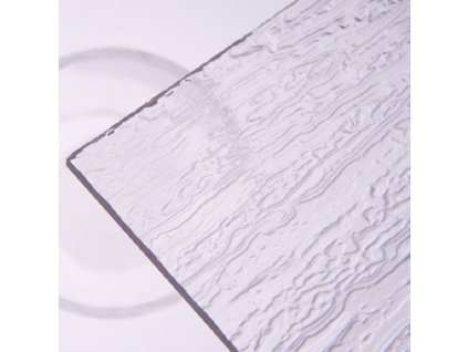 PLEXISKLO PLEXIGLAS 6mm STRUKTURA - B KŮRA čirá - nestandardní materiál, pro dodání jednotlivých celých desek příplatek 5.900 Kč bez DPH (Varianta Doplnit variantu)
