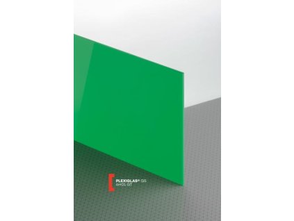 Plexisklo lité PLEXIGLAS GS zelená 6H01 síla 3mm, NA DOTAZ s příplatkem (Varianta Doplnit variantu)