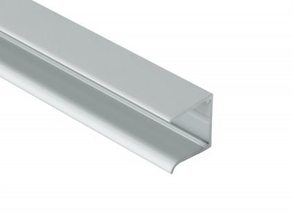 Ukončovací AL U profil jednoduchý - stříbrný ELOX na 10mm (Délky Cena za bm (včetně DPH))