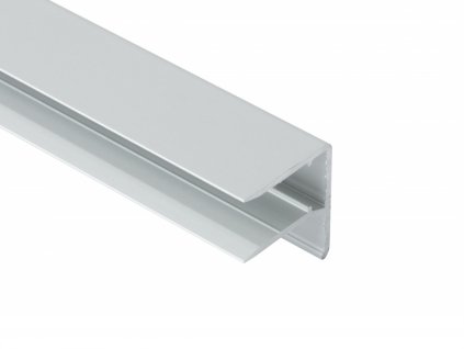 Ukončovací AL U profil s prodlouženou hranou - stříbrný ELOX na 10mm (Délky Cena za bm (včetně DPH))