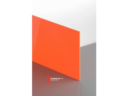 Plexisklo extrudované PLEXIGLAS XT oranžová 2N170 síla 3mm, NA DOTAZ - s přípl. (Varianta Doplnit variantu)