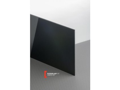 Plexisklo extrudované PLEXIGLAS XT černá 9N871 síla 3mm, (Varianta Doplnit variantu)