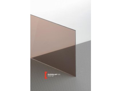 Plexisklo lité PLEXIGLAS GS hnědá 7C27 síla 8mm, (Varianta Doplnit variantu)