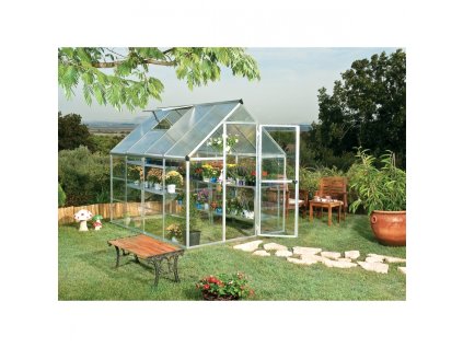 Polykarbonátový skleník - Palram Hybrid 6x8 (D x Š x V) (cm): 246 x 185 x 208