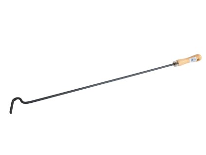 3191 2 ocelovy pohrabac s drevenou rukojeti