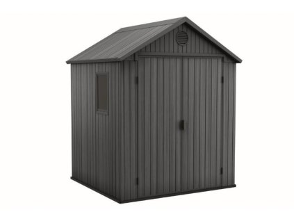 16475 zahradni domek keter darwin 6x6 221 x 183 x 190 cm sedy