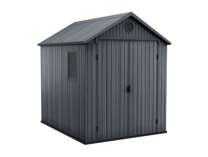 17088 zahradni domek keter darwin 6x8 221 x 244 x 190 cm sedy