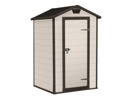 17326 zahradni domek keter manor 4x3 128 x 94 x 196 cm beige