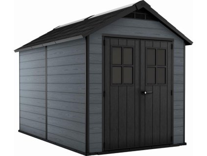 17422 zahradni domek keter newton 759 230 x 287 x 246 cm grey