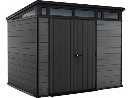 17428 zahradni domek keter cortina 9x7 277 x 218 x 226 cm sedy
