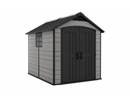 17560 zahradni domek keter premier 759 228 x 287 x 252 cm sedy