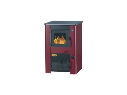Kamna / sporák na tuhá paliva Concept 2 Mini červený s výměníkem 17,1 kW (Barva Červená)