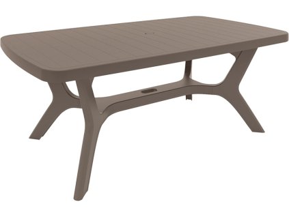 17401 jidelni stul keter baltimore 177 x 100 x 71 cm cappuccino