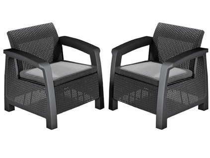 8819 zahradni set keter bahamas duo set graphite