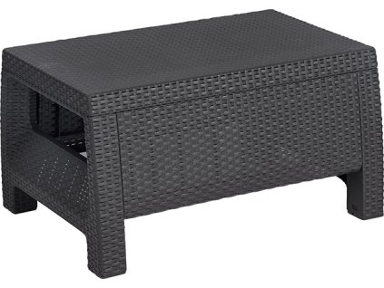 17103 zahradni stolek keter corfu table 77 x 57 x 42 cm grafitovy