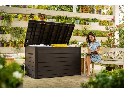 Zahradní box Keter Ontario 850 L - 147 x 86 x 83 cm - hnědý