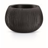 5339 2 kvetinac s vkladem beton bowl 23 8 cm cerny