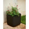 3734 4 keter kvetinac small wood look planter brown