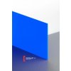 Plexisklo lité PLEXIGLAS GS modrá 5H01 síla 3mm, (Propustnost světla 4 %, Rozměry Plexiskla 1010 x 2030 mm)